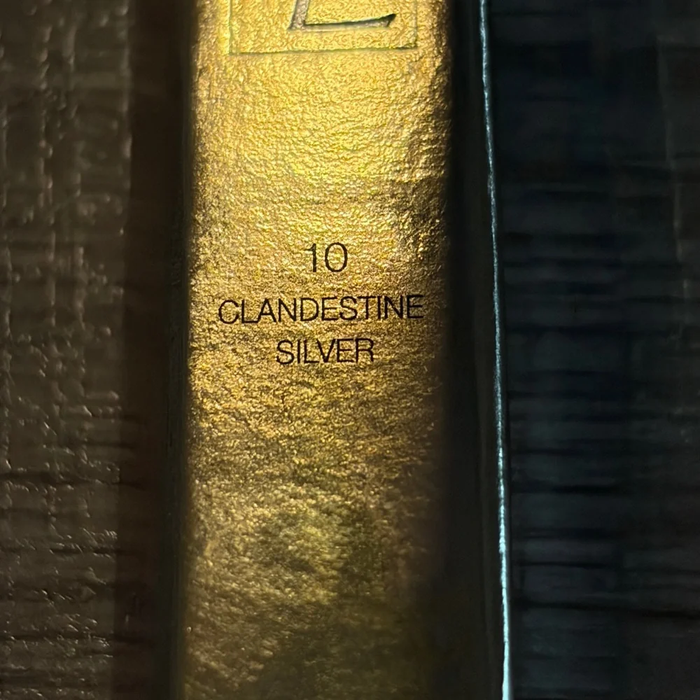 Yves Saint Laurent Waterproof Eye Pencil #10 Clandestine Silver NIB